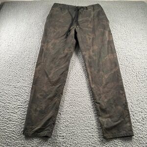 rag & bone Men's Camo Drawstring Pants‎ Medium Polyester Nylon Made In USA